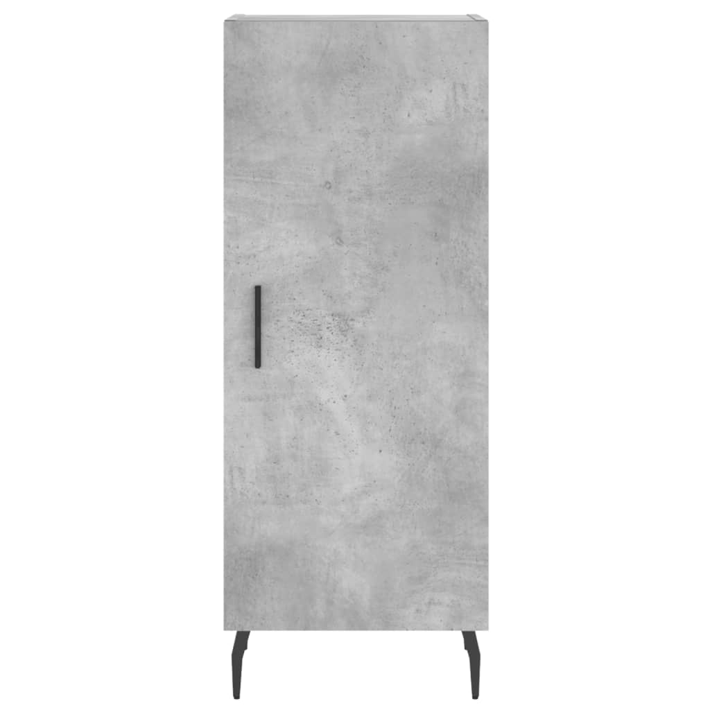 Credenza Grigio Cemento 34,5x34x90 cm in Legno Multistrato - homemem39