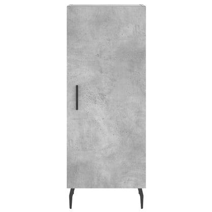 Credenza Grigio Cemento 34,5x34x90 cm in Legno Multistrato - homemem39