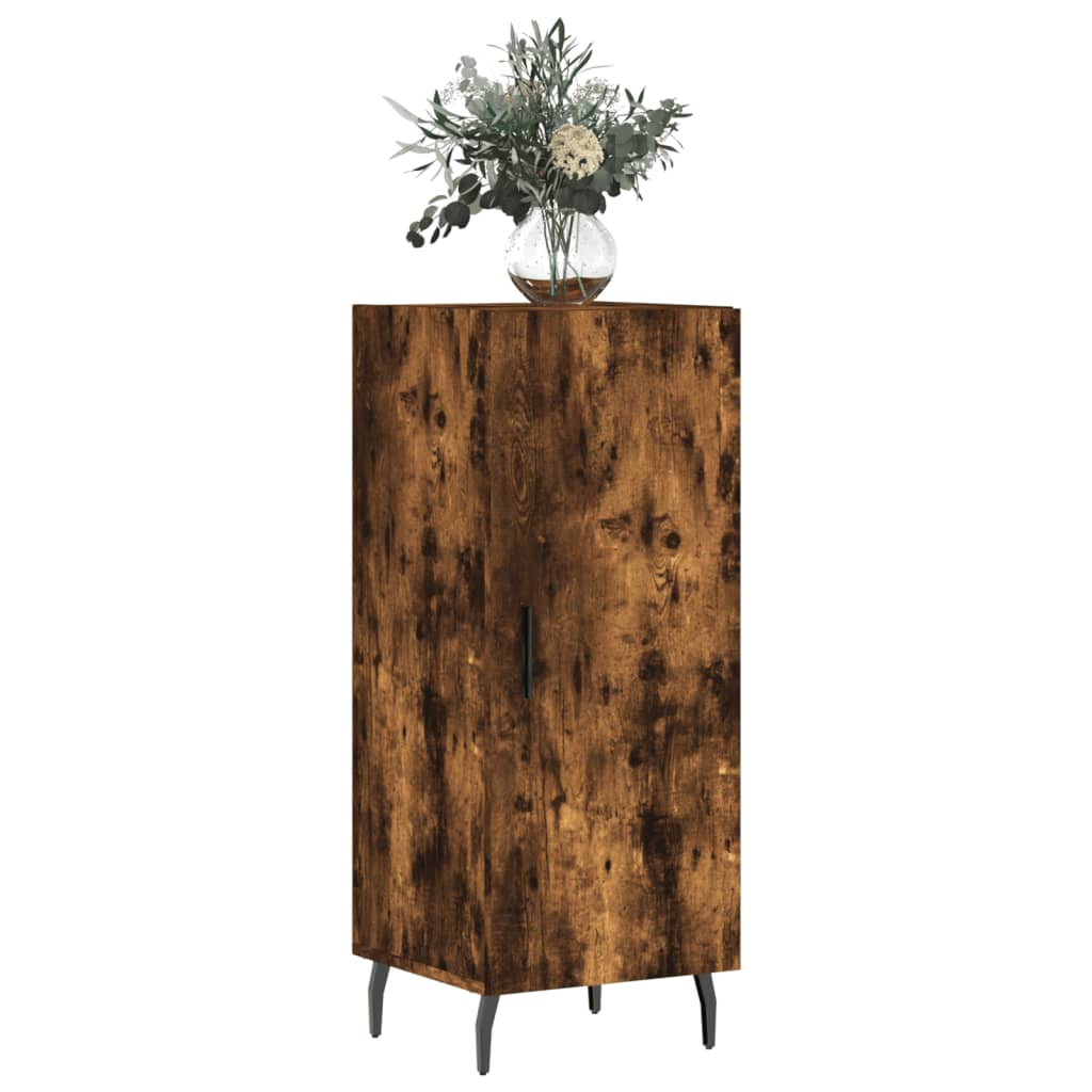 Credenza Rovere Fumo 34,5x34x90 cm in Legno Multistrato - homemem39