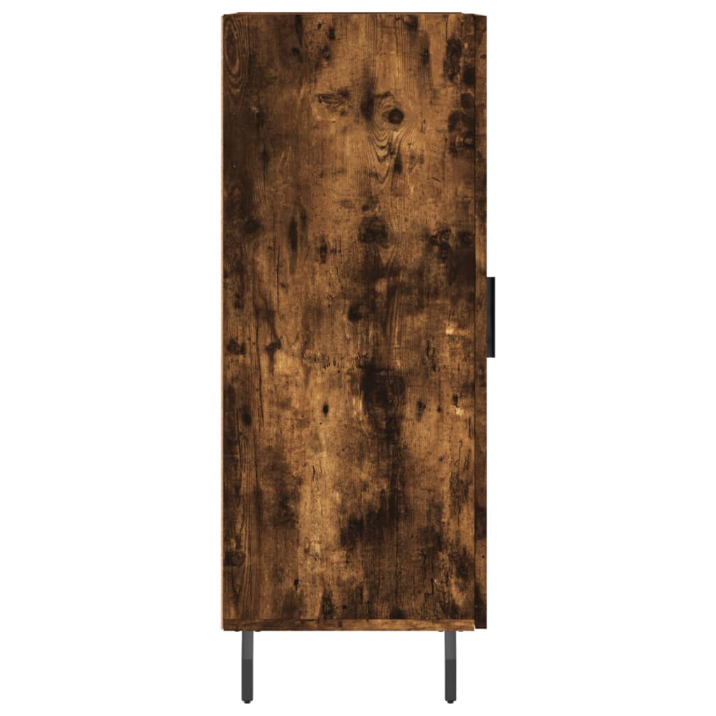 Credenza Rovere Fumo 34,5x34x90 cm in Legno Multistrato