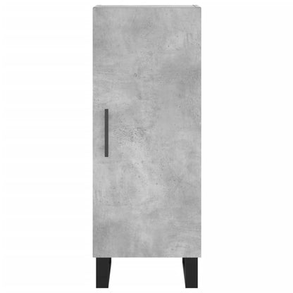 Credenza Grigio Cemento 34,5x34x90 cm in Legno Multistrato - homemem39