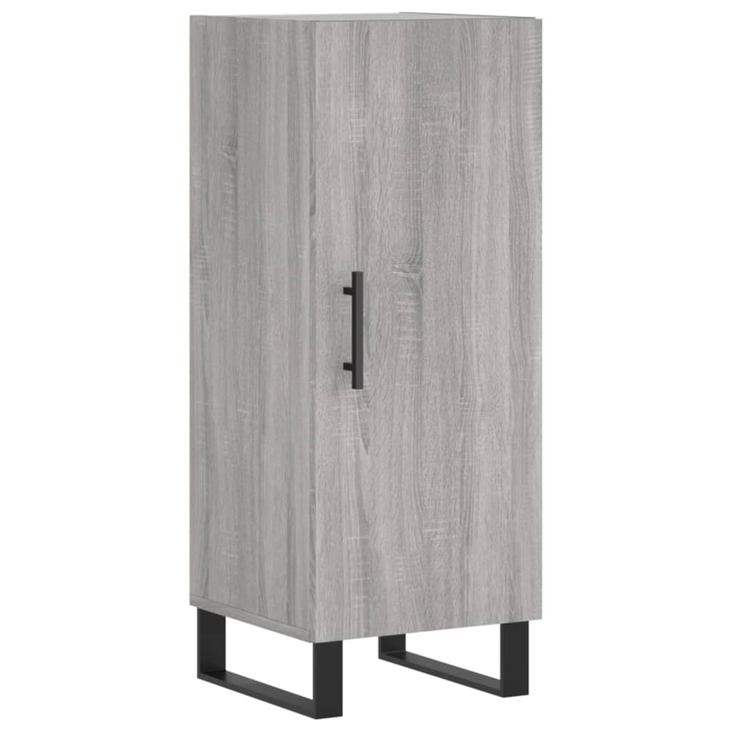 Credenza Grigio Sonoma 34,5x34x90 cm in Legno Multistrato - homemem39