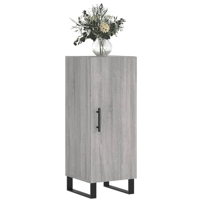 Credenza Grigio Sonoma 34,5x34x90 cm in Legno Multistrato - homemem39
