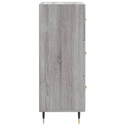Credenza Grigio Sonoma 34,5x34x90 cm in Legno Multistrato | homemem39