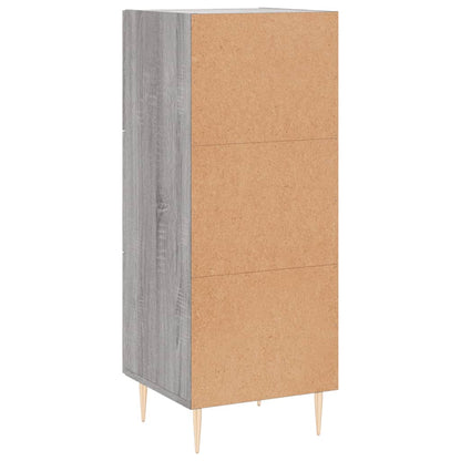Credenza Grigio Sonoma 34,5x34x90 cm in Legno Multistrato