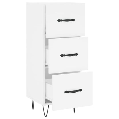 Credenza Bianca 34,5x34x90 cm in Legno Multistrato