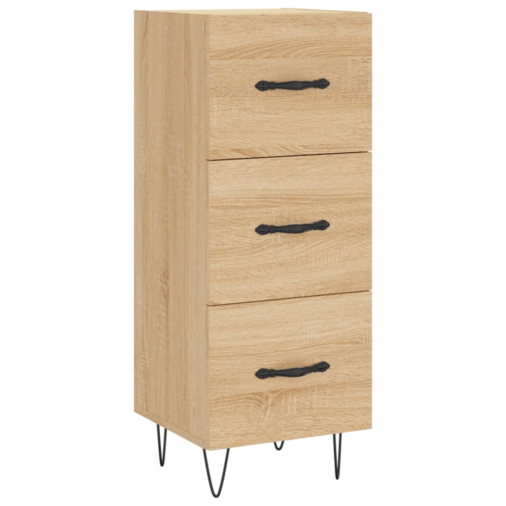 Credenza Rovere Sonoma 34,5x34x90 cm in Legno Multistrato