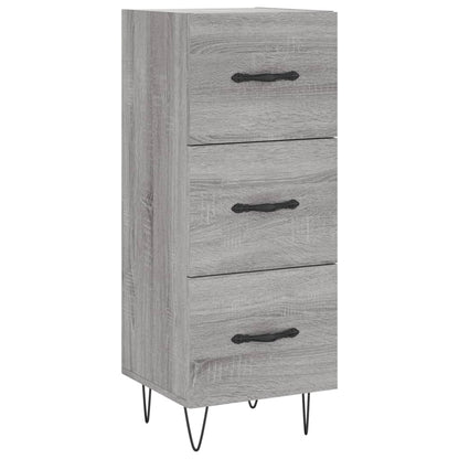 Credenza Grigio Sonoma 34,5x34x90 cm in Legno Multistrato