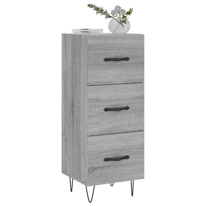 Credenza Grigio Sonoma 34,5x34x90 cm in Legno Multistrato