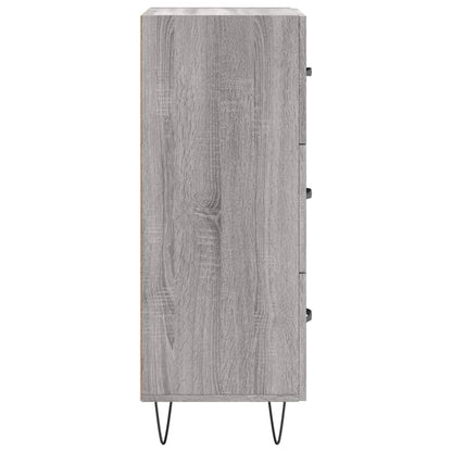 Credenza Grigio Sonoma 34,5x34x90 cm in Legno Multistrato