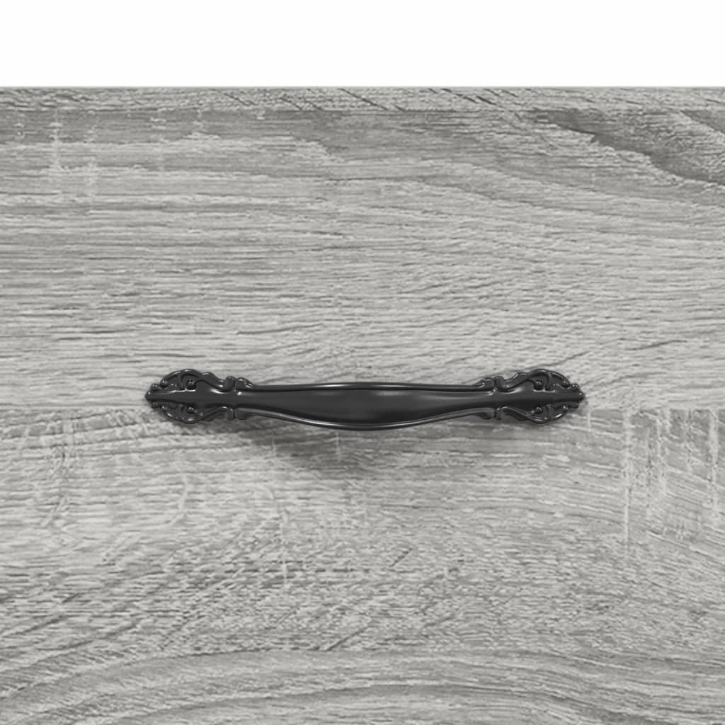 Credenza Grigio Sonoma 34,5x34x90 cm in Legno Multistrato