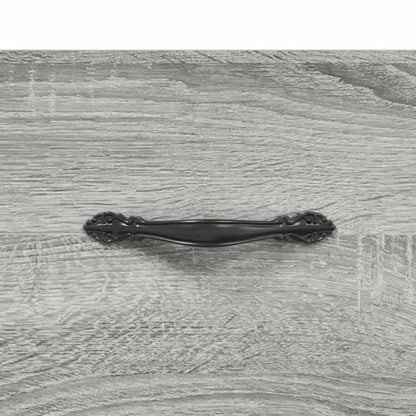 Credenza Grigio Sonoma 34,5x34x90 cm in Legno Multistrato