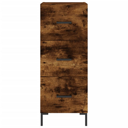 Credenza Rovere Fumo 34,5x34x90 cm in Legno Multistrato | homemem39