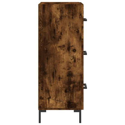 Credenza Rovere Fumo 34,5x34x90 cm in Legno Multistrato | homemem39