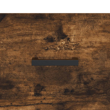 Credenza Rovere Fumo 34,5x34x90 cm in Legno Multistrato