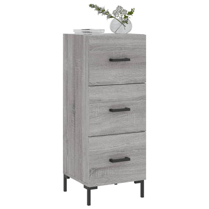 Credenza Grigio Sonoma 34,5x34x90 cm in Legno Multistrato