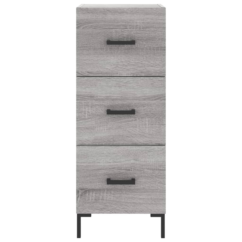 Credenza Grigio Sonoma 34,5x34x90 cm in Legno Multistrato | homemem39