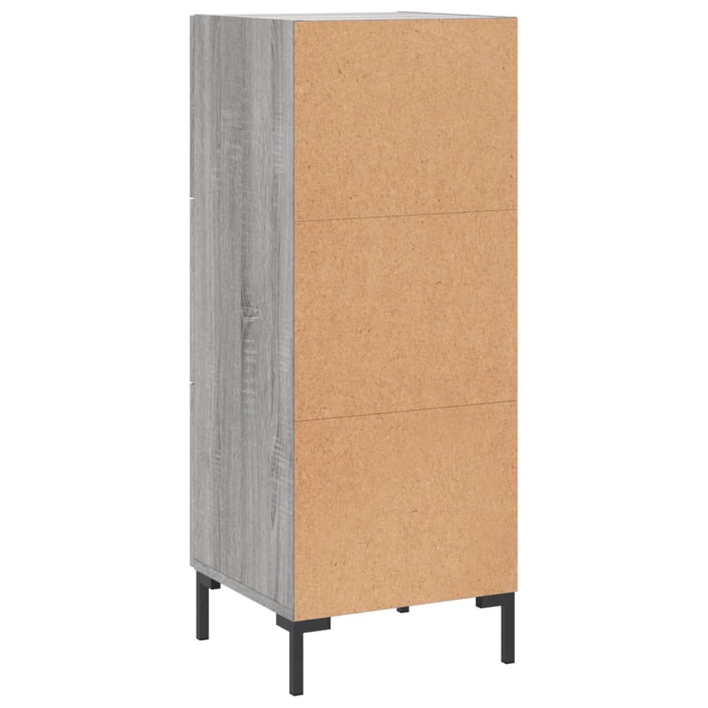 Credenza Grigio Sonoma 34,5x34x90 cm in Legno Multistrato | homemem39