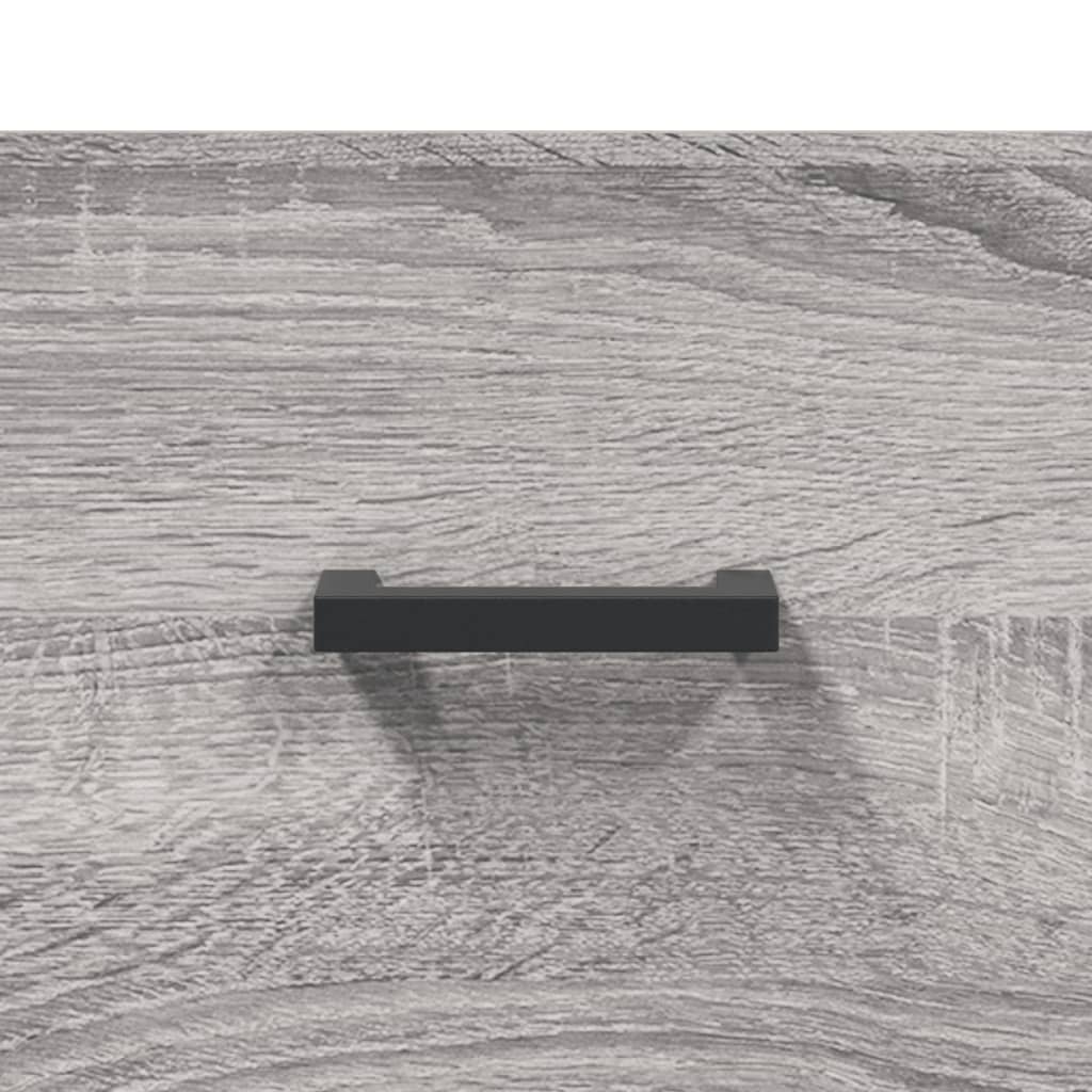 Credenza Grigio Sonoma 34,5x34x90 cm in Legno Multistrato