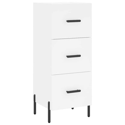 Credenza Bianca 34,5x34x90 cm in Legno Multistrato