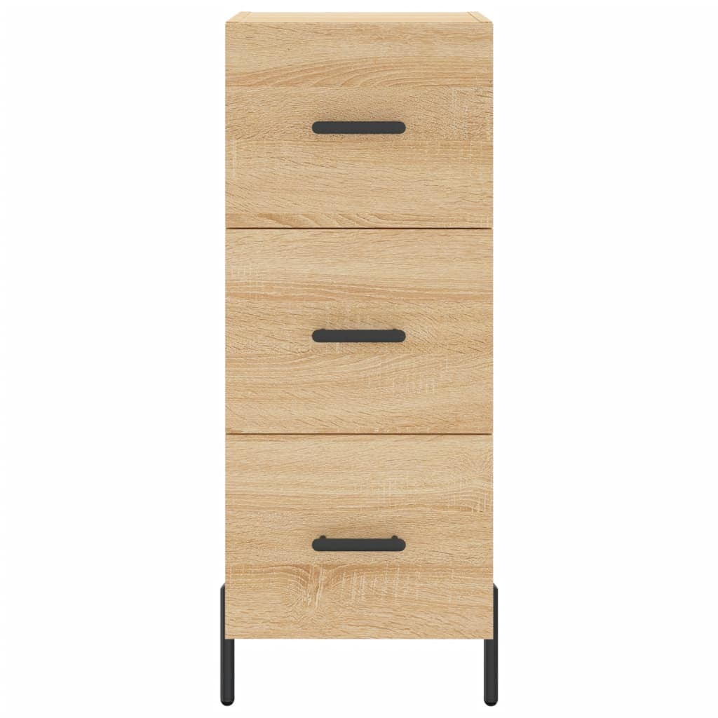 Credenza Rovere Sonoma 34,5x34x90 cm in Legno Multistrato - homemem39