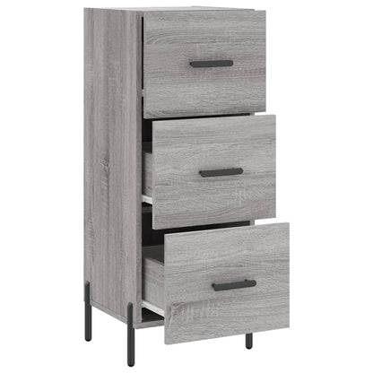 Credenza Grigio Sonoma 34,5x34x90 cm in Legno Multistrato