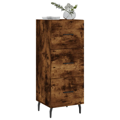 Credenza Rovere Fumo 34,5x34x90 cm in Legno Multistrato - homemem39