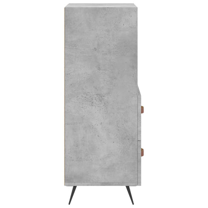 Credenza Grigio Cemento 34,5x34x90 cm in Legno Multistrato - homemem39