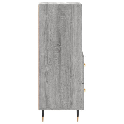 Credenza Grigio Sonoma 34,5x34x90 cm in Legno Multistrato