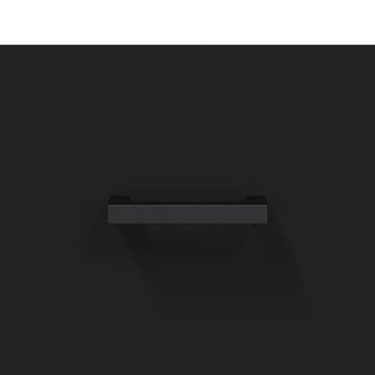 Credenza Nero 34,5x34x90 cm in Legno Multistrato