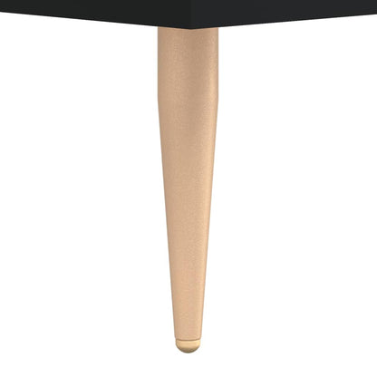 Credenza Nera 34,5x32,5x90 cm in Legno Multistrato - homemem39