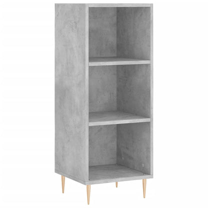 Credenza Grigio Cemento 34,5x32,5x90 cm in Legno Multistrato - homemem39