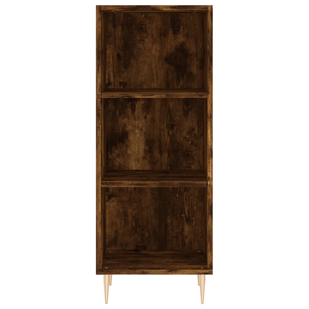 Credenza Rovere Fumo 34,5x32,5x90 cm in Legno Multistrato