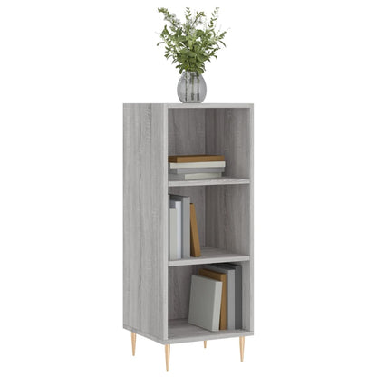 Credenza Grigio Sonoma 34,5x32,5x90 cm in Legno Multistrato