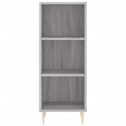 Credenza Grigio Sonoma 34,5x32,5x90 cm in Legno Multistrato
