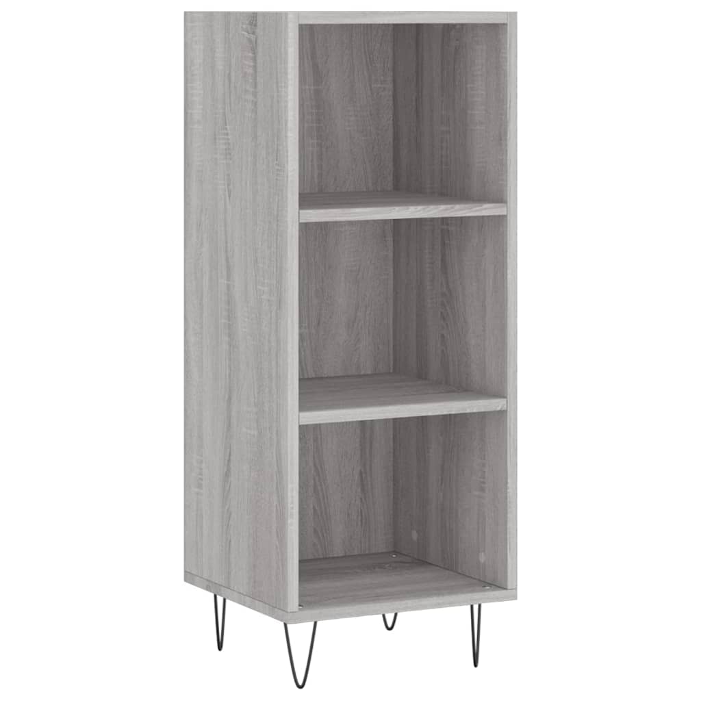 Credenza Grigio Sonoma 34,5x32,5x90 cm in Legno Multistrato | homemem39
