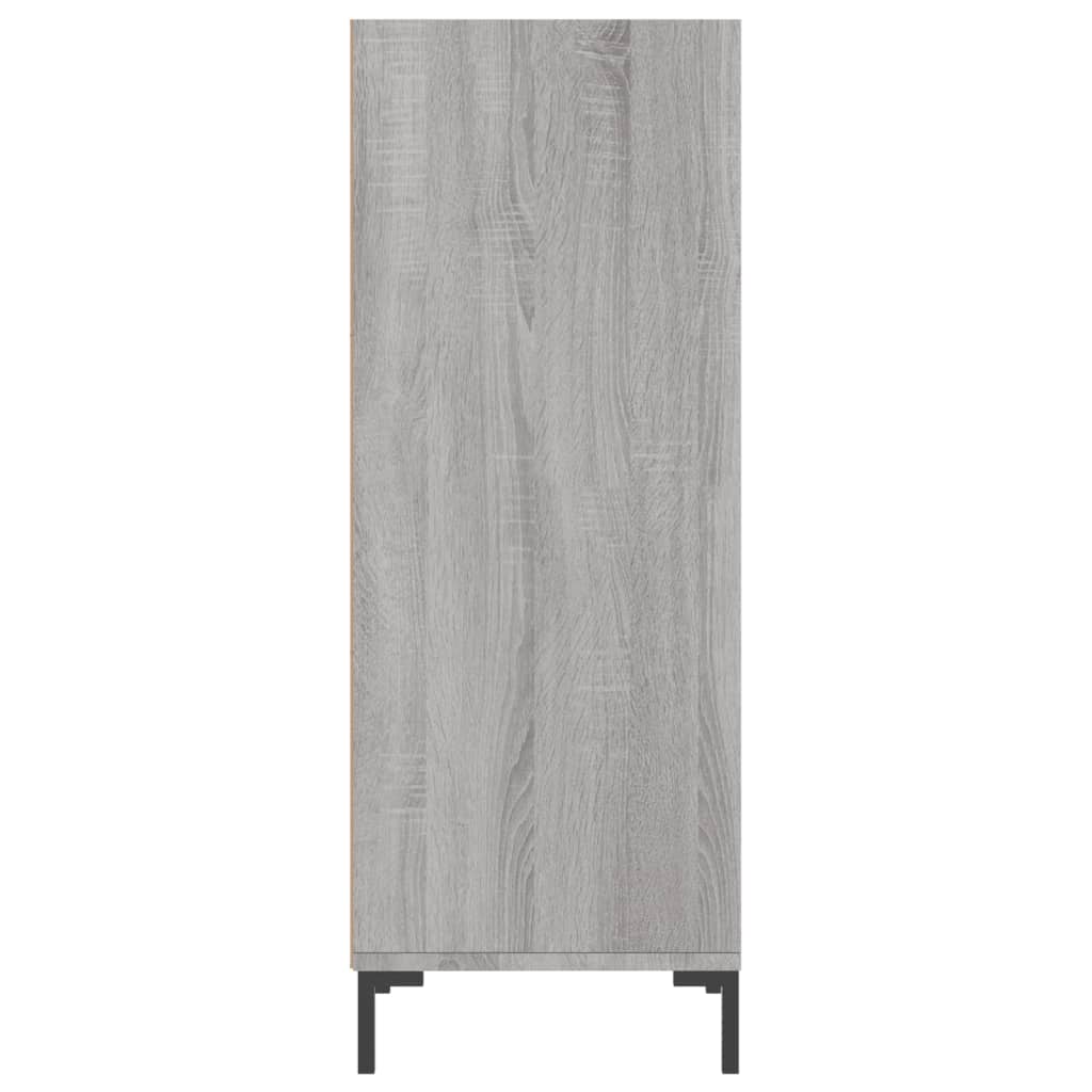 Credenza Grigio Sonoma 34,5x32,5x90 cm in Legno Multistrato