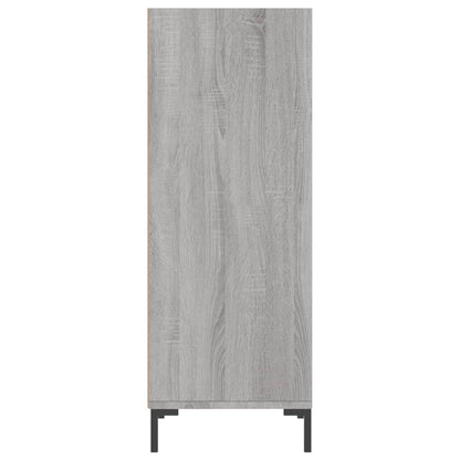 Credenza Grigio Sonoma 34,5x32,5x90 cm in Legno Multistrato