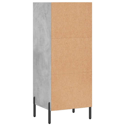 Credenza Grigio Cemento 34,5x32,5x90 cm in Legno Multistrato - homemem39
