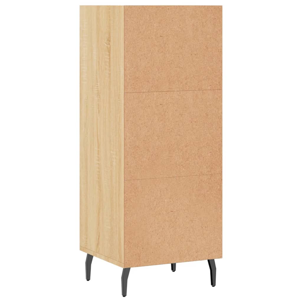 Credenza Rovere Sonoma 34,5x32,5x90 cm in Legno Multistrato - homemem39