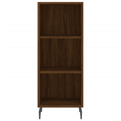 Credenza Rovere Marrone 34,5x32,5x90 cm in Legno Multistrato