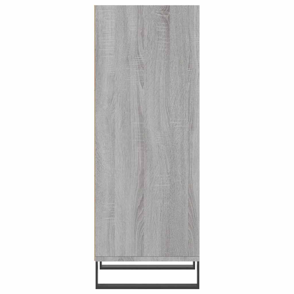 Credenza Grigio Sonoma 34,5x32,5x90 cm in Legno Multistrato - homemem39