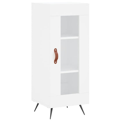 Credenza Bianca 34,5x34x90 cm in Legno Multistrato