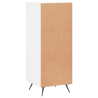Credenza Bianca 34,5x34x90 cm in Legno Multistrato