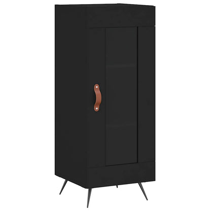 Credenza Nero 34,5x34x90 cm in Legno Multistrato