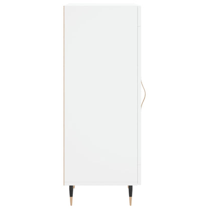 Credenza Bianca 34,5x34x90 cm in Legno Multistrato