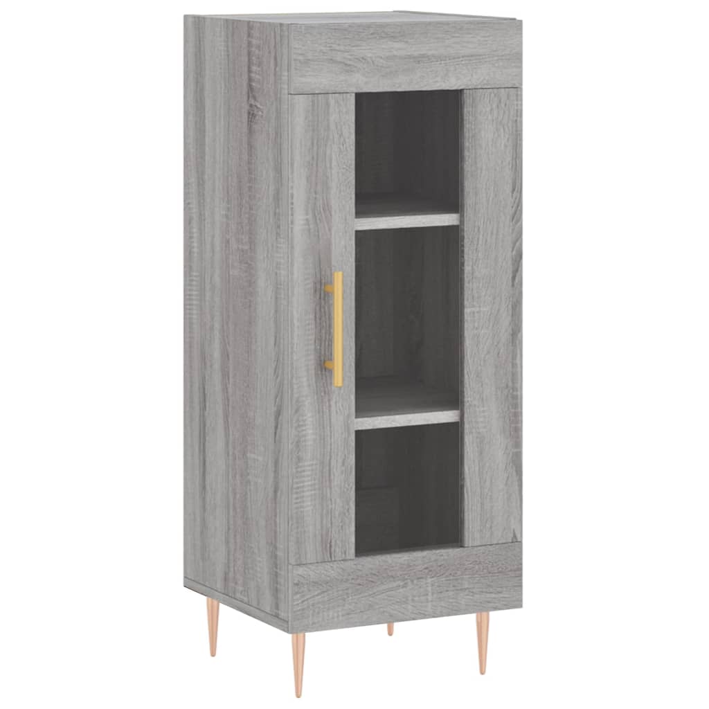 Credenza Grigio Sonoma 34,5x34x90 cm in Legno Multistrato