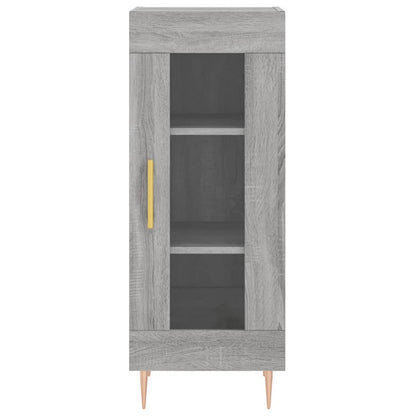 Credenza Grigio Sonoma 34,5x34x90 cm in Legno Multistrato