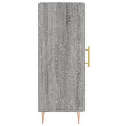 Credenza Grigio Sonoma 34,5x34x90 cm in Legno Multistrato