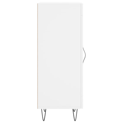 Credenza Bianca 34,5x34x90 cm in Legno Multistrato